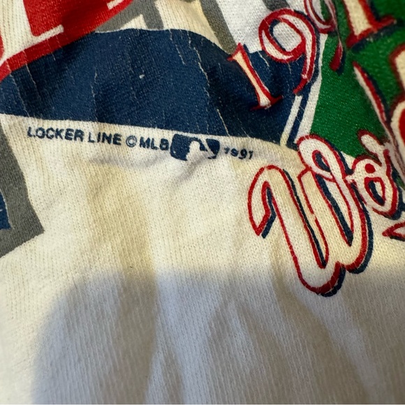 Vintage 1991 Atlanta Braves World Series T-Shirt | Single Stitch | 0322 - Picture 6 of 7